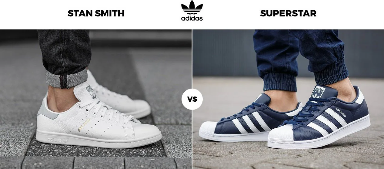 adidas Superstar vs. adidas Stan Smith