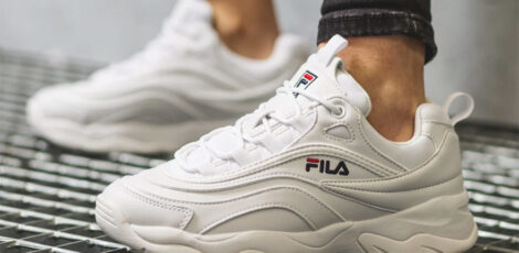 Die weißen Fila Ray Low erobern den Streetwear!