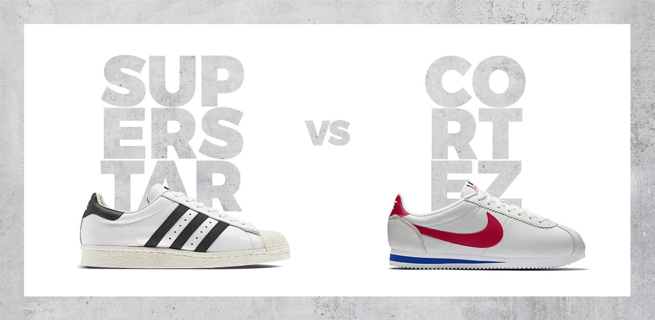adidas Superstar vs. Nike Cortez