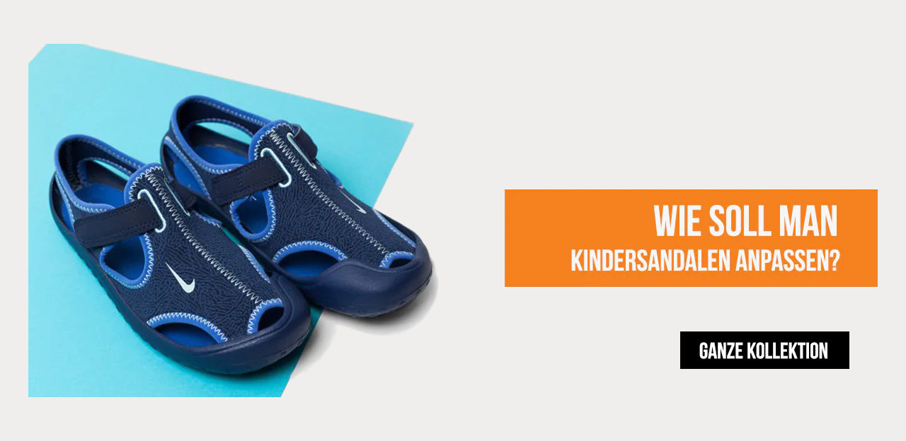 Wie soll man Kindersandalen anpassen?