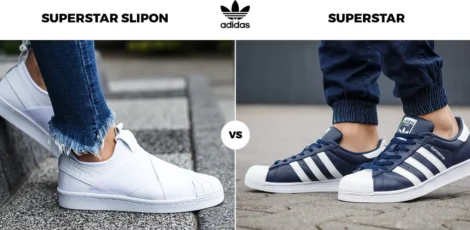 adidas superstar vs slipon