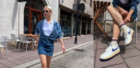 Jeansrock kombinieren