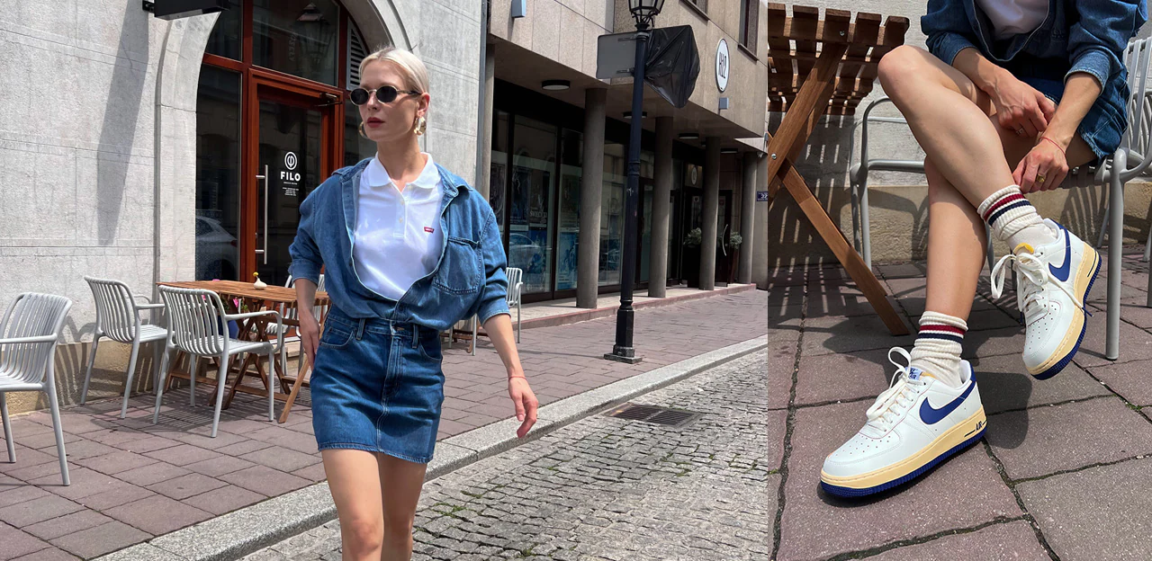 Jeansrock kombinieren