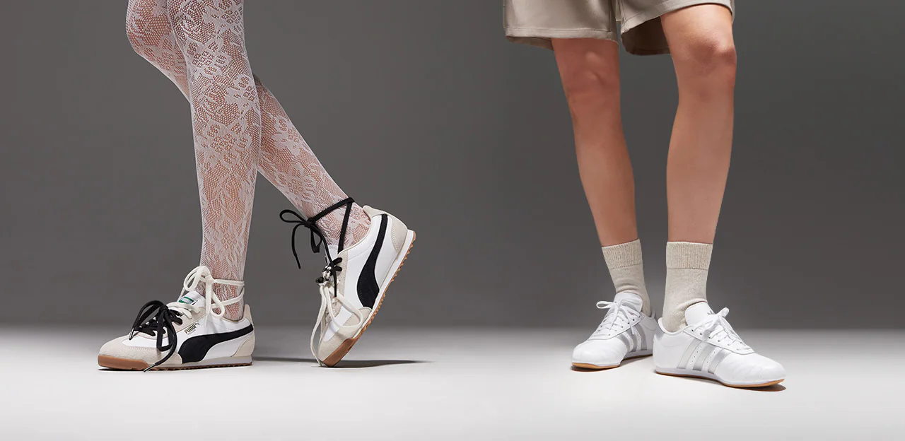 Beliebte Sneaker mit dünner Sohle