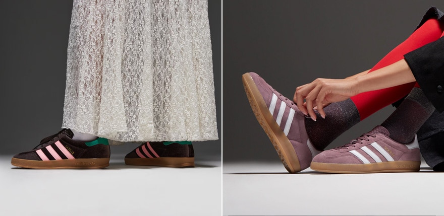 Wer trägt die Oldschool adidas Gazelle 