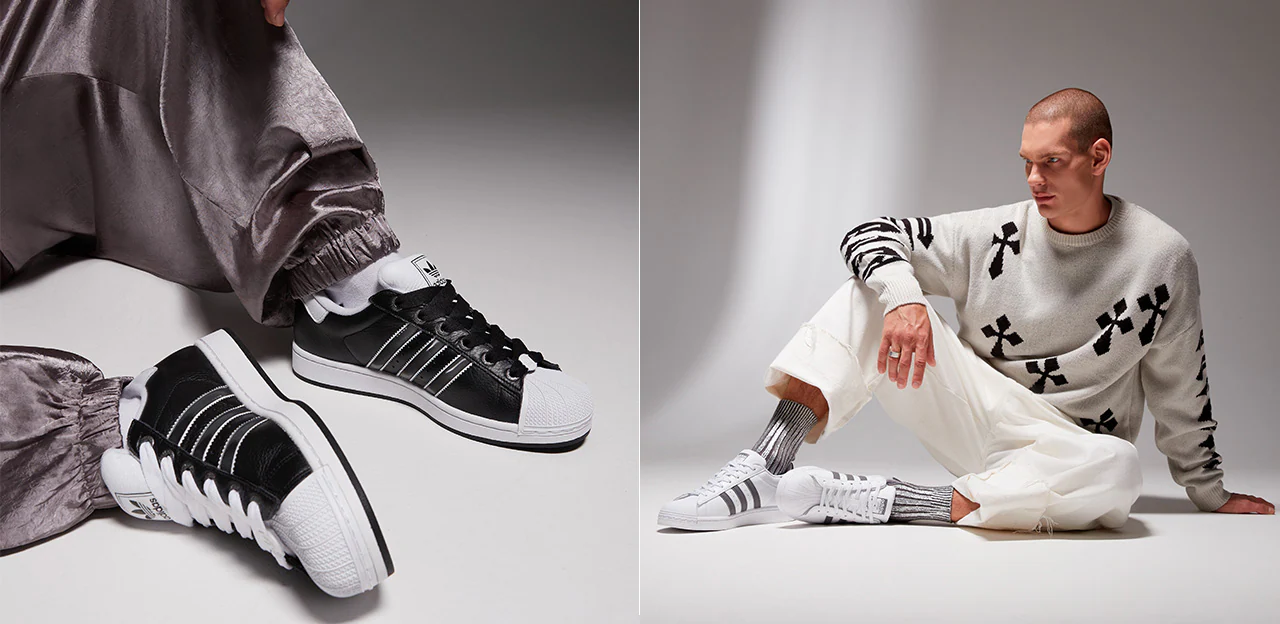 Wie trägt man den adidas Superstar?