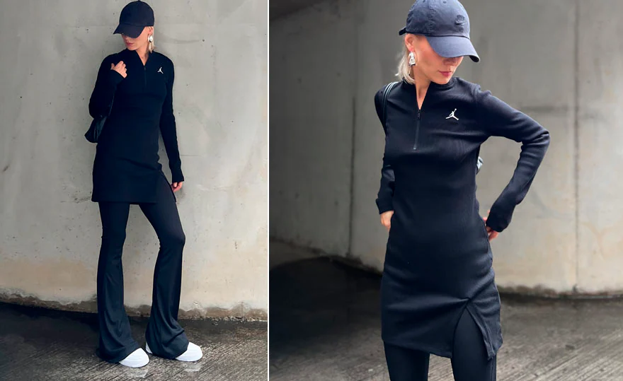 Kleid + Hose ist ein eingespieltes Duo