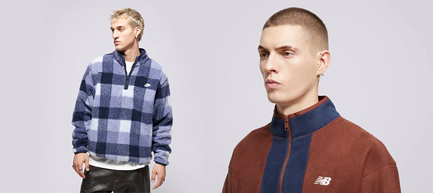 Fleecepullover herren